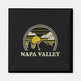 Imán Napa Valley California Ca Camiseta Vintage Senderi
