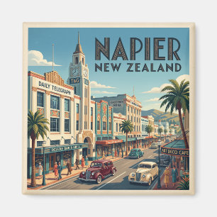 Imán Napier Art Deco Nueva Zelanda