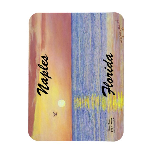 IMÁN NAPLES.FLORIDA FLEXIBLE FOTO MAGNET (Vertical)