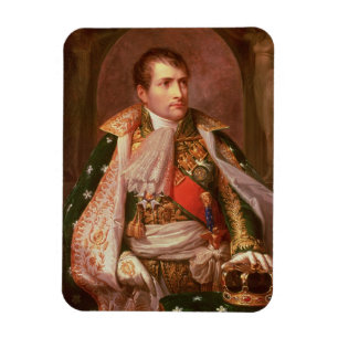 Imán Napoleon Bonaparte (1769-1821), como rey de