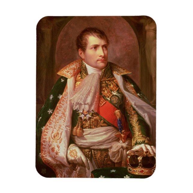 Imán Napoleón Bonaparte (1769-1821), como rey de Italia (Vertical)