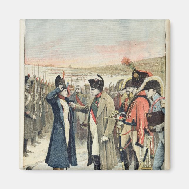 Imán Napoleón Bonaparte presentando a la mujer (Frente)