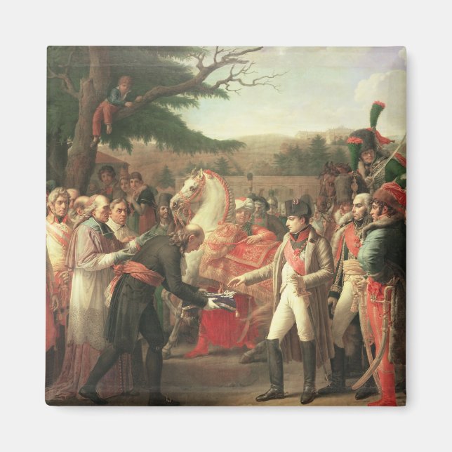 Imán Napoleón Bonaparte recibe las llaves (Frente)