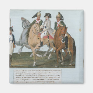 Imán Napoleon Bonaparte y el centinela de Varsovian