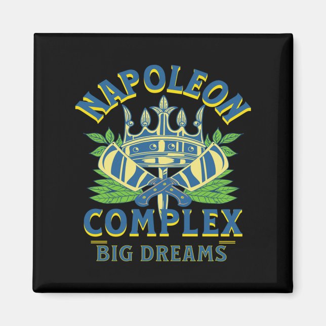 Imán Napoleon Complex Big Dreams Short Bold Royal Long  (Frente)