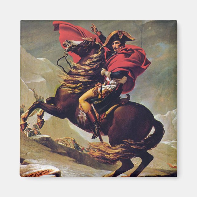 Imán Napoleón cruzando el San Bernardo (Frente)