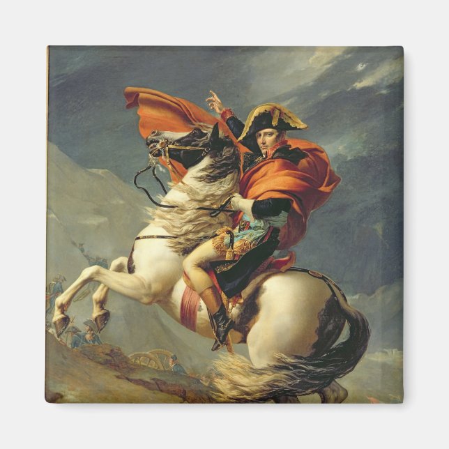 Imán Napoleón cruzando los Alpes el 20 de mayo de 1800 (Frente)