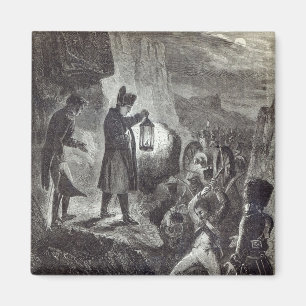 Imán Napoleón extricando la artillería de lanas