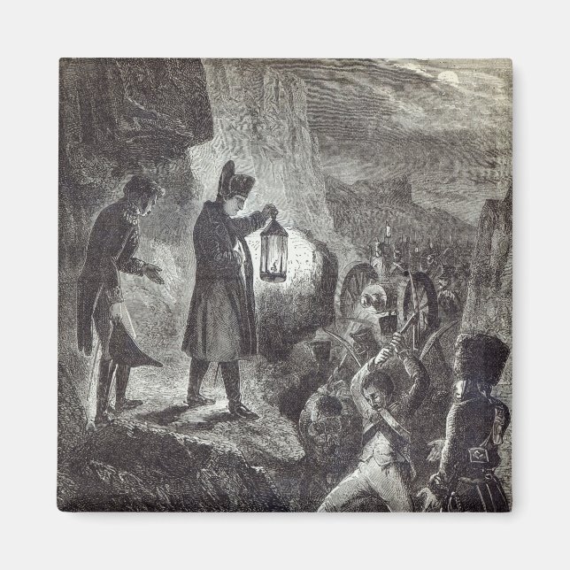 Imán Napoleón extricando la artillería de lanas (Frente)