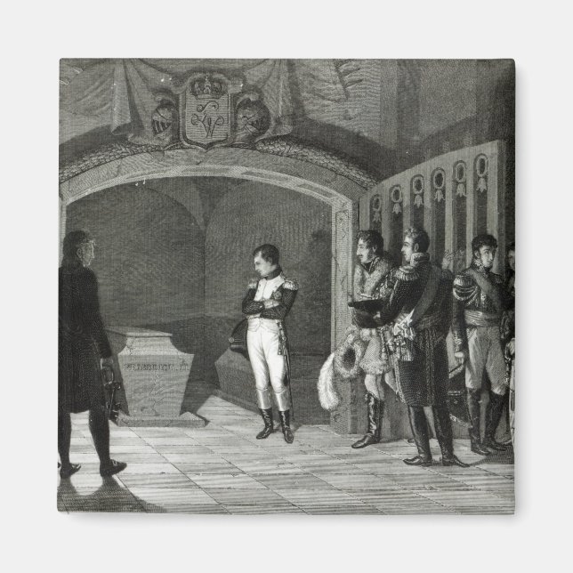 Imán Napoleón Meditando antes de la Tumba (Frente)