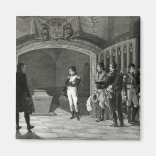Imán Napoleon Meditating antes de la tumba