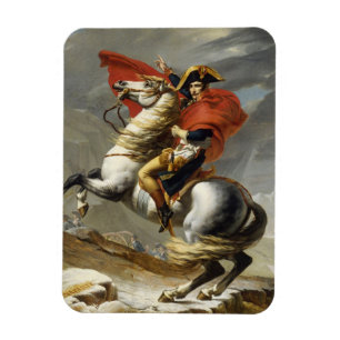 Imán Napoleon que cruza el paso magnífico de St Bernard