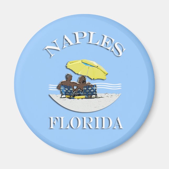 Imán Nápoles Florida Magnet (Frente)