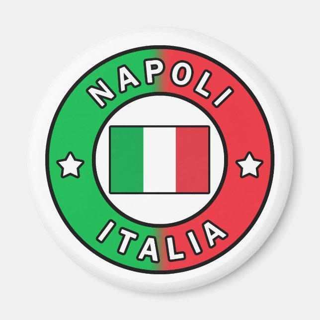Imán Napoli Italia (Frente)