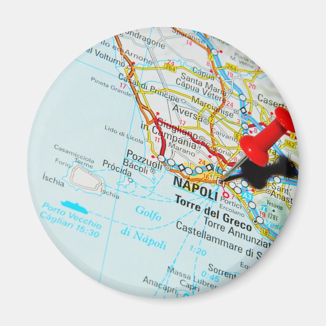 Imán Napoli (Nápoles), Italia (Frente)