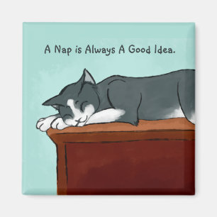 Imán Napping Kitty