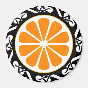Imán naranja.