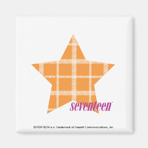 Imán Naranja 2 de la tela escocesa