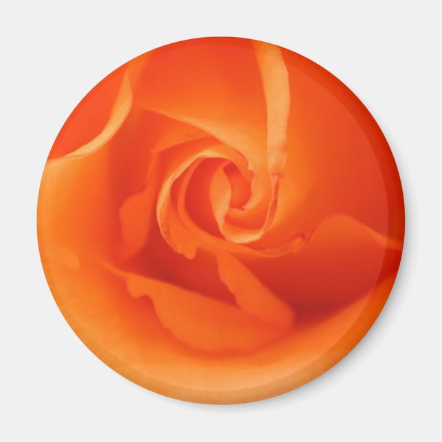 Imán Naranja brillante Rosa (Frente)