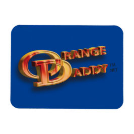 Imán Naranja Daddy 3D