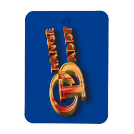 Imán Naranja Daddy 3D