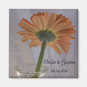 Imán Naranja Daisy Boda