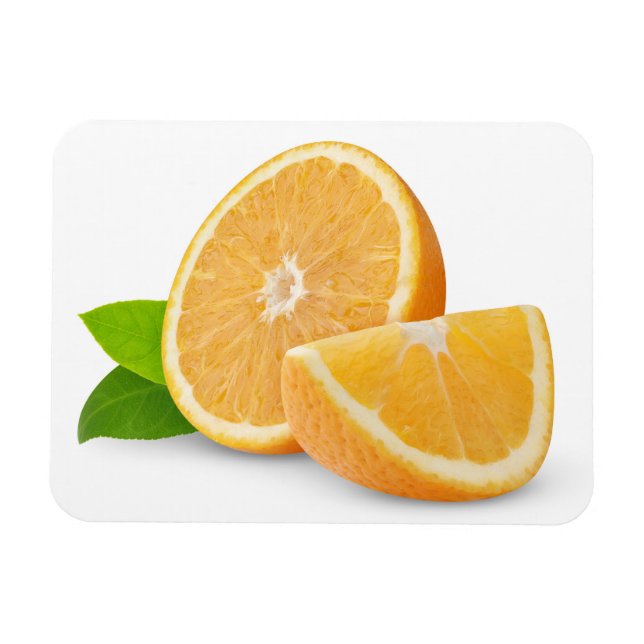 Imán Naranja de corte (Horizontal)