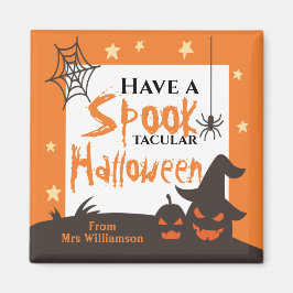 Imán Naranja de Halloween Classroom Spook-Tacular