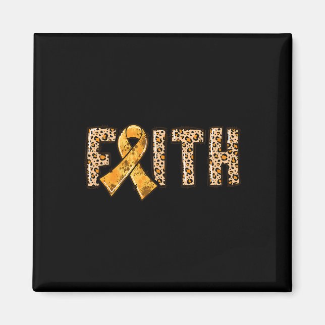 Imán Naranja de impresión Leopardo Cinta de la FE CRPS  (Frente)