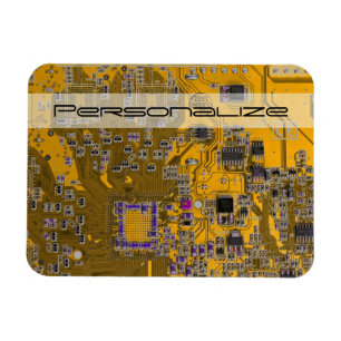 Imán Naranja de la placa de circuito del PCB del conjun