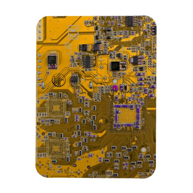 Imán Naranja de la placa de circuito del PCB del conjun (Vertical)