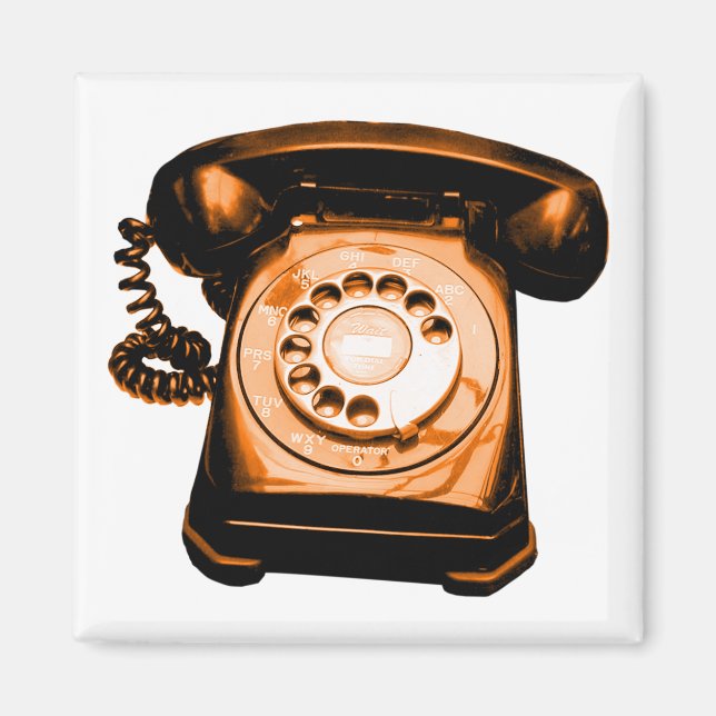 Imán Naranja de línea directa (Frente)