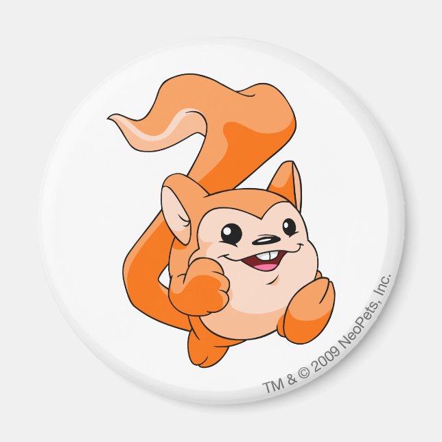 Imán Naranja de Meerca (Frente)