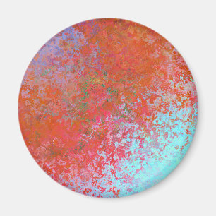 Imán Naranja de resumen de tinta de alcohol para elemen