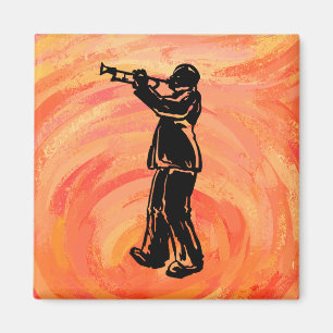 Imán Naranja de Trumpet de Noches de Boogie de Nueva Yo