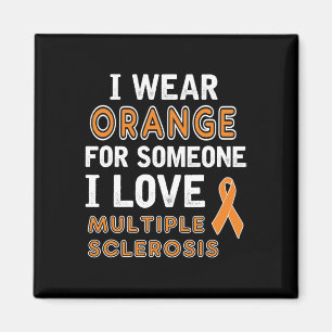 Imán Naranja del uso - Conciencia sobre la esclerosis m