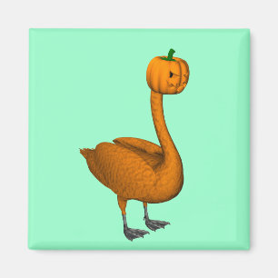 Imán Naranja dulce Halloween Swan