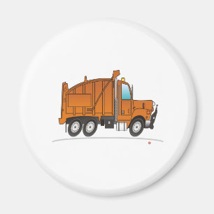 Imán Naranja Dump Truck