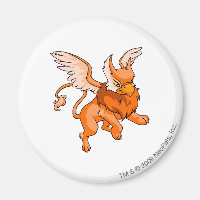 Imán Naranja Eyrie (Frente)