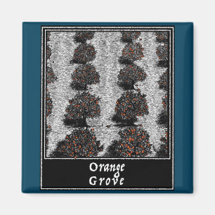 Imán Naranja Grove