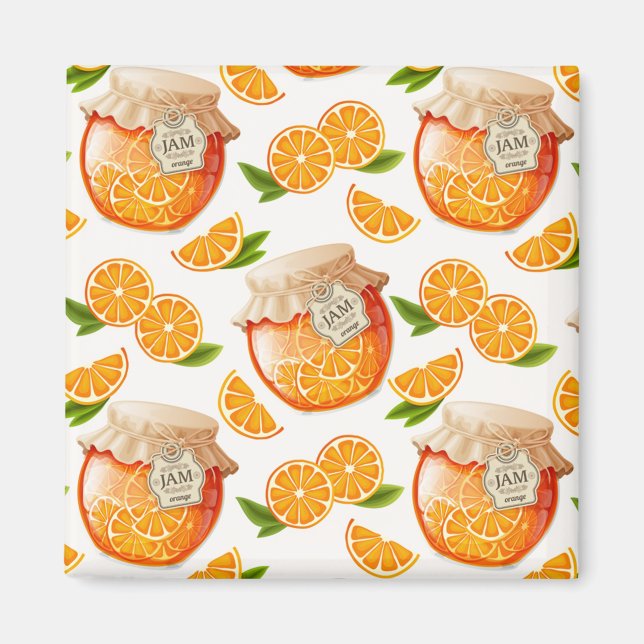 Imán Naranja Jam (Frente)