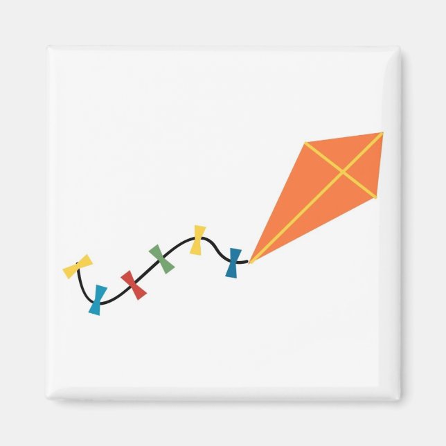 Imán Naranja Kite (Frente)