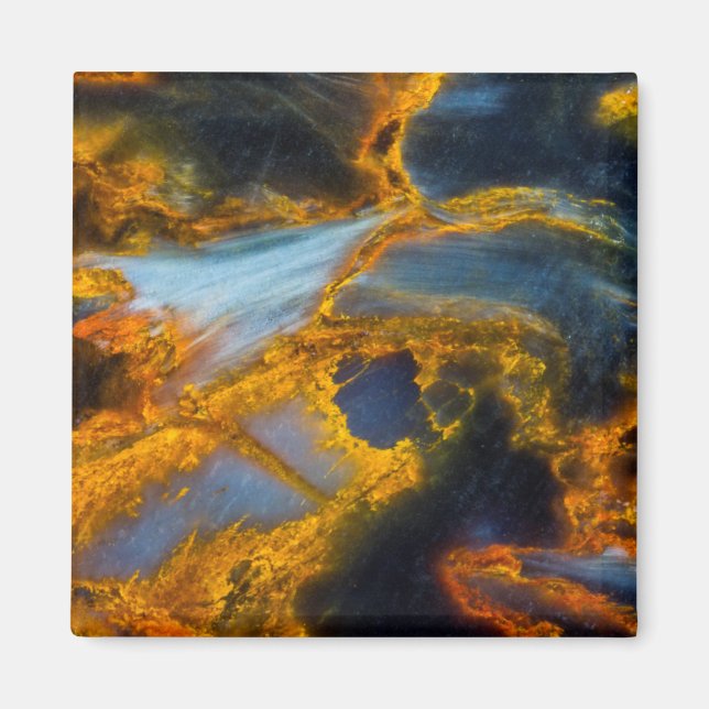 Imán Naranja Lacing Pietersite (Frente)