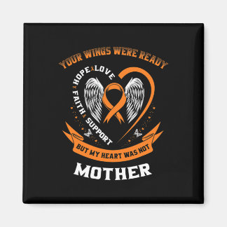 Imán Naranja Leukemia Conciencia Mamá Tus Alas Fueron L