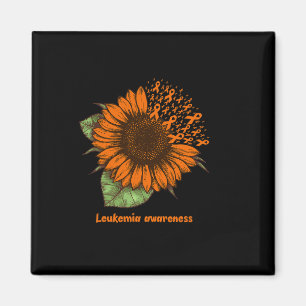 Imán Naranja Leukemia Sensibilización Girasol Regalo Gu