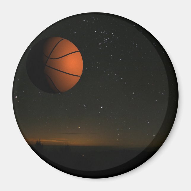 Imán Naranja Moon (Frente)