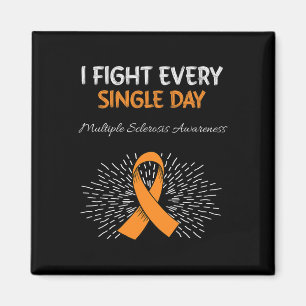 Imán Naranja Ribbo para la Concienciación sobre Esclero