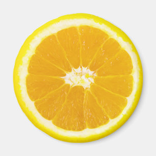 Imán naranja slice