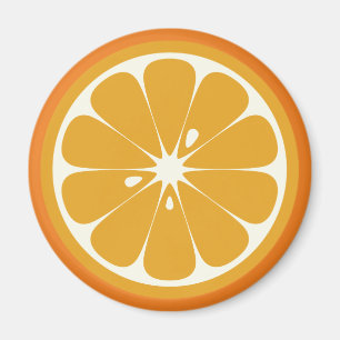 Imán Naranja Slice