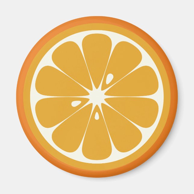 Imán Naranja Slice (Frente)